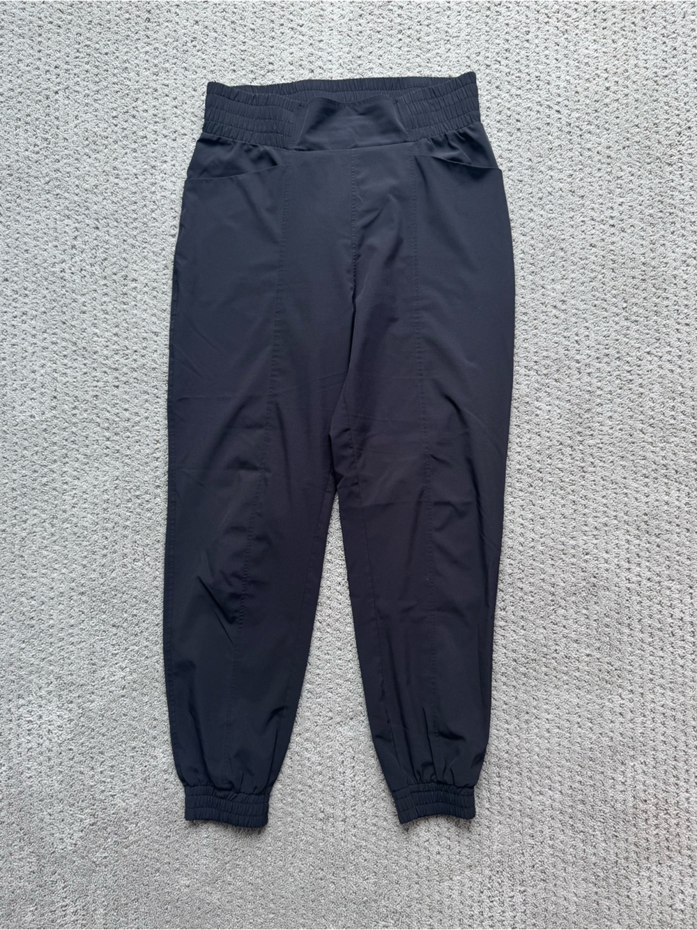 Mono B Black Elastic-Waist Jogger Pants